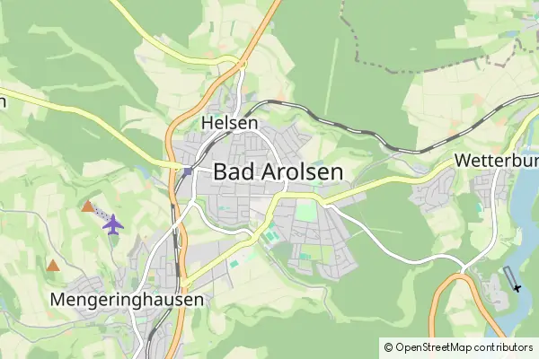 Mapa Bad Arolsen