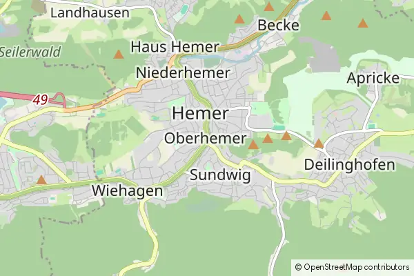 Mapa Hemer