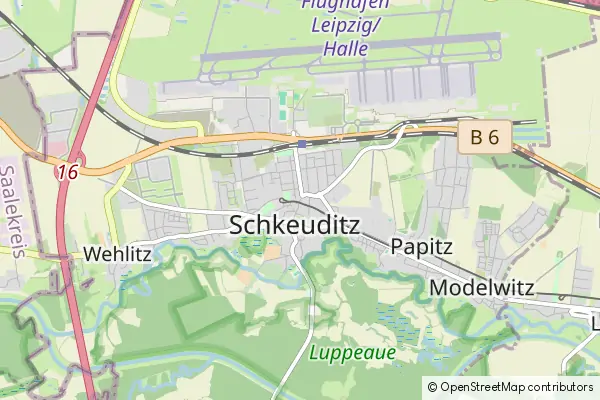 Mapa Schkeuditz