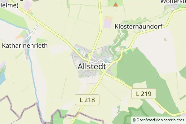 Mapa Allstedt