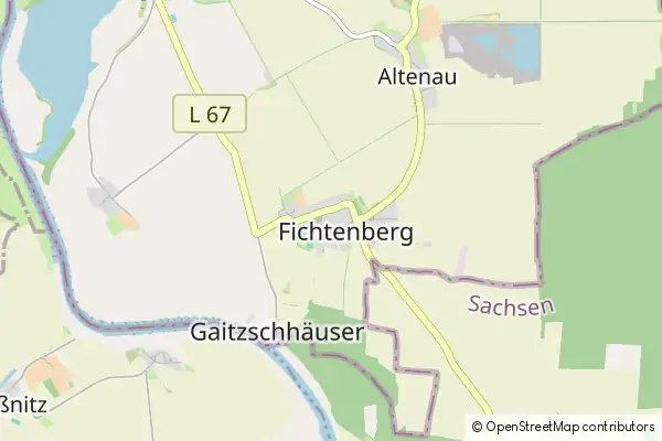 Mapa Fichtenberg