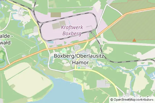 Mapa Boxberg/O.L.