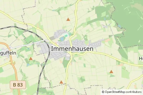 Mapa Immenhausen