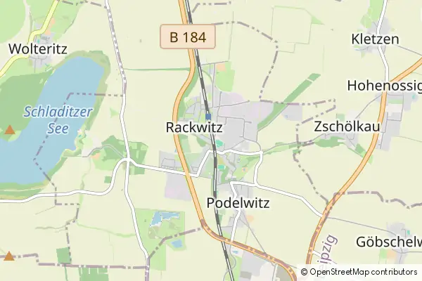 Mapa Rackwitz