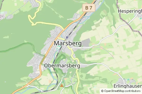 Mapa Marsberg