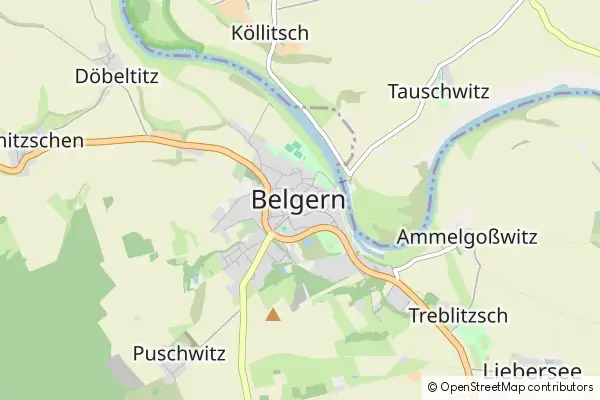 Mapa Belgern