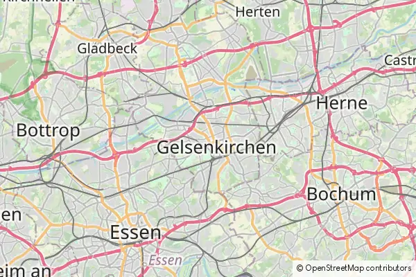 Mapa Gelsenkirchen