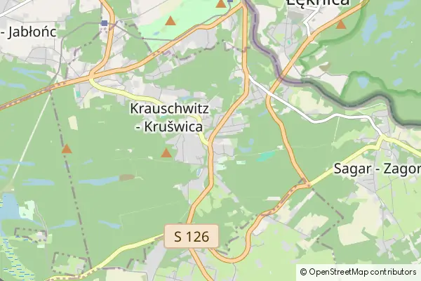 Mapa Krauschwitz