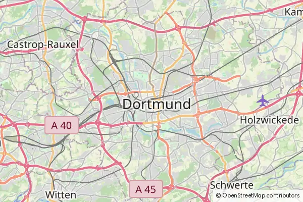 Mapa Dortmund