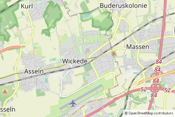 Mapa Wickede