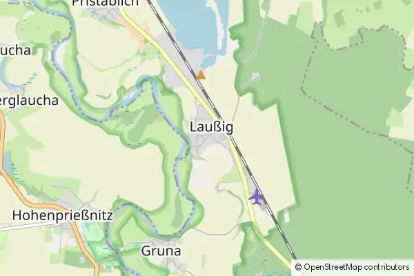 Mapa Laußig