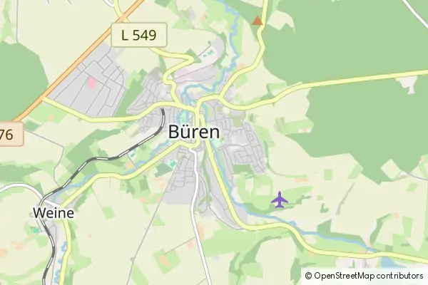 Mapa Buren