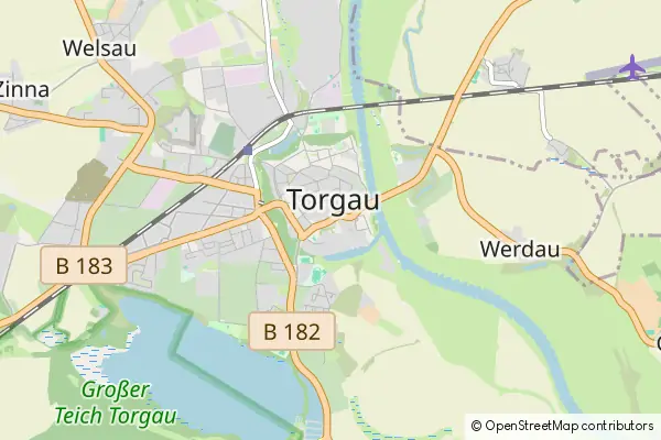 Mapa Torgau