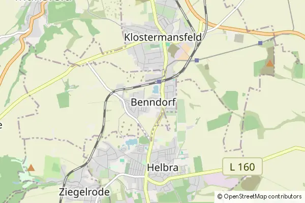 Mapa Benndorf