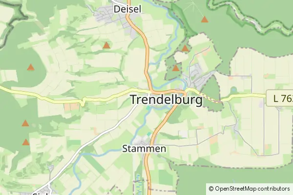 Mapa Trendelburg