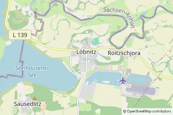 Mapa Löbnitz