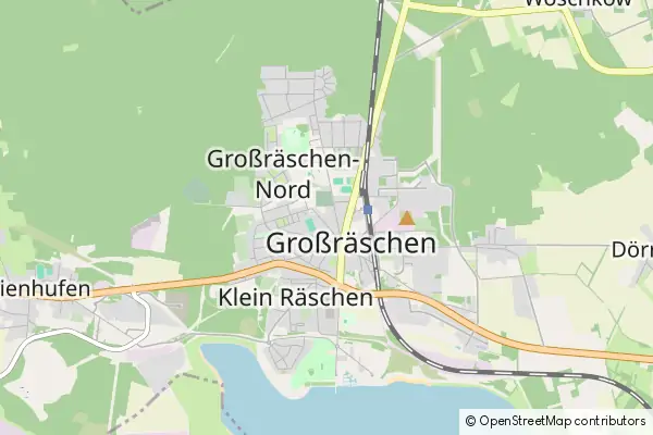 Mapa Grossraeschen