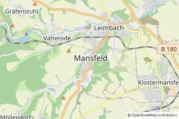 Mapa Mansfeld