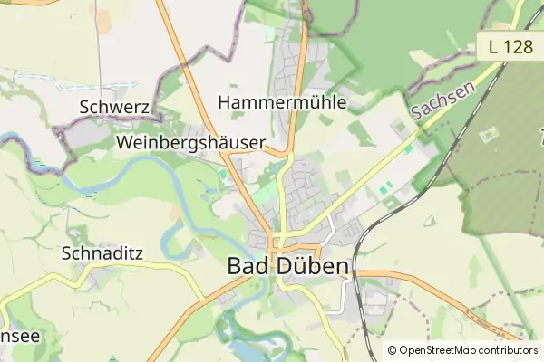 Mapa Bad Duben