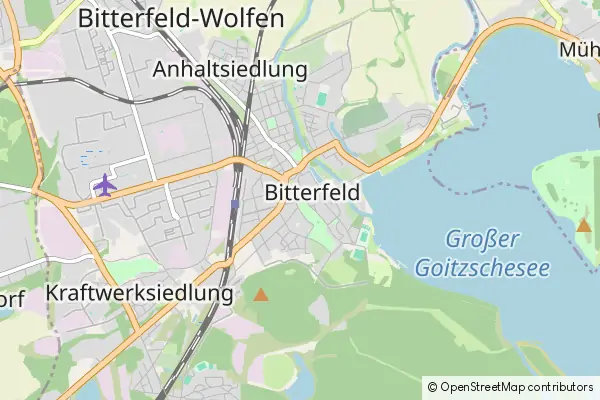 Mapa Bitterfeld