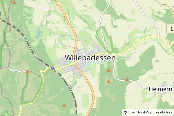 Mapa Willebadessen