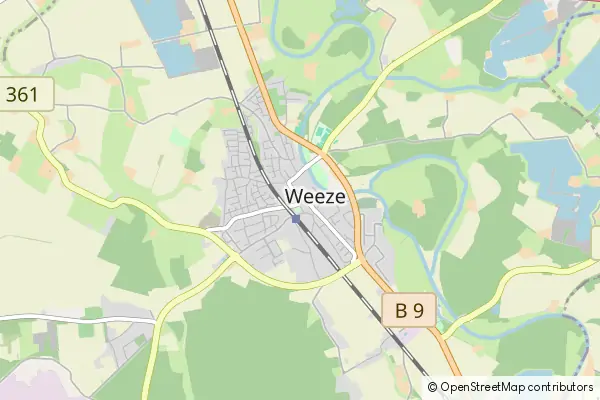 Mapa Weeze