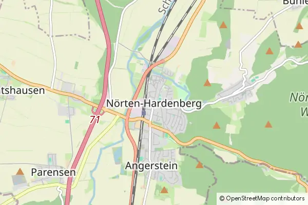 Mapa Nörten-Hardenberg