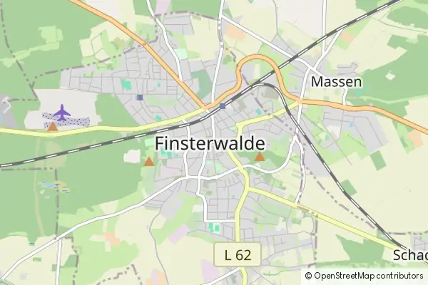 Mapa Finsterwalde