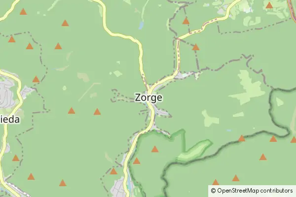 Mapa Zorge