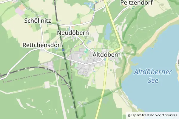 Mapa Altdoebern