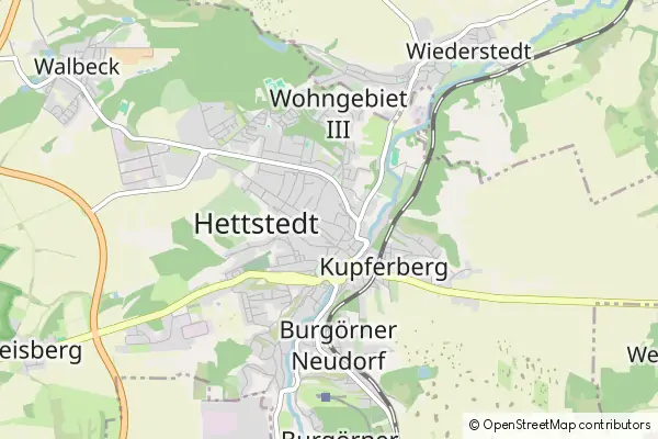 Mapa Hettstedt