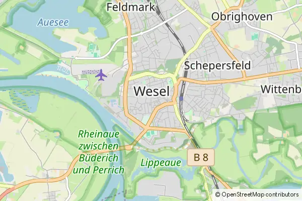 Mapa Wesel