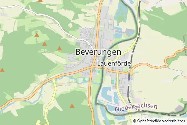 Mapa Beverungen