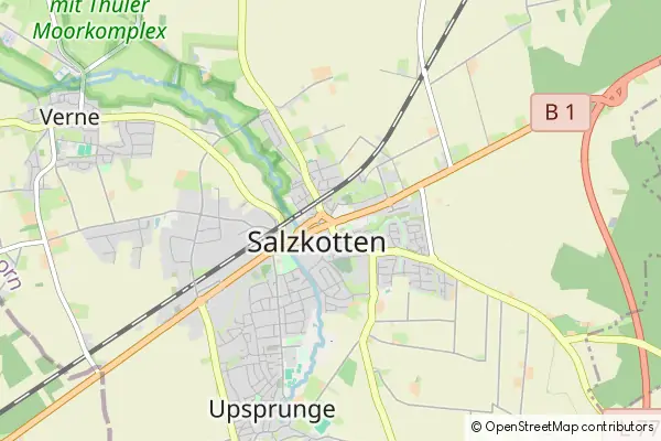 Mapa Salzkotten