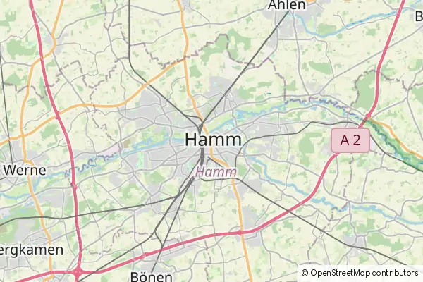 Mapa Hamm