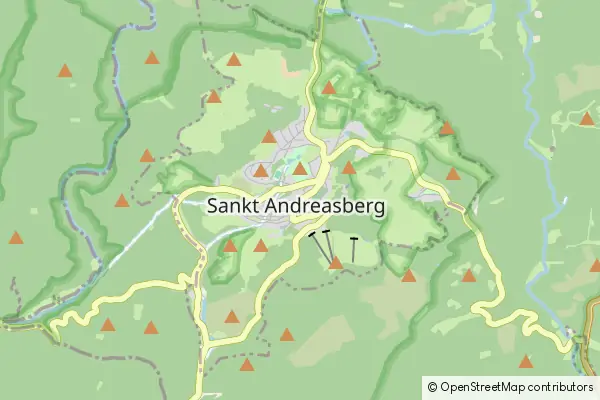 Mapa Sankt Andreasberg