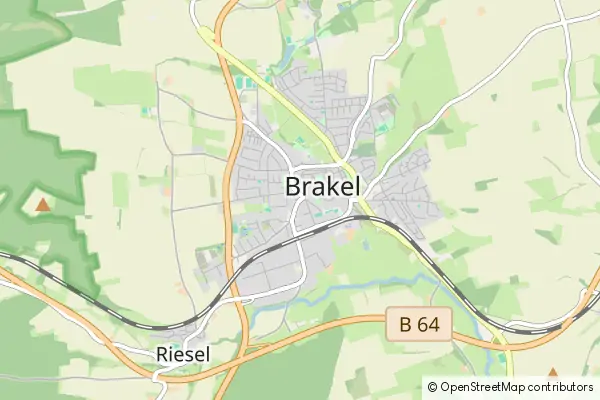 Mapa Brakel