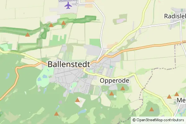 Mapa Ballenstedt