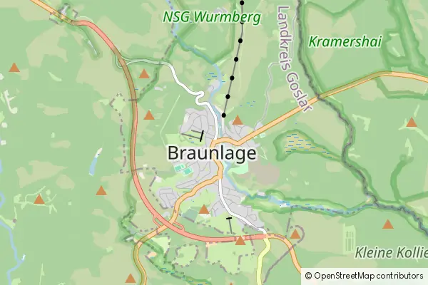 Mapa Braunlage