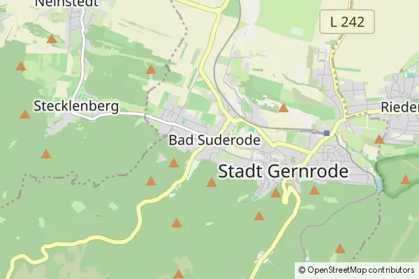 Mapa Bad Suderode