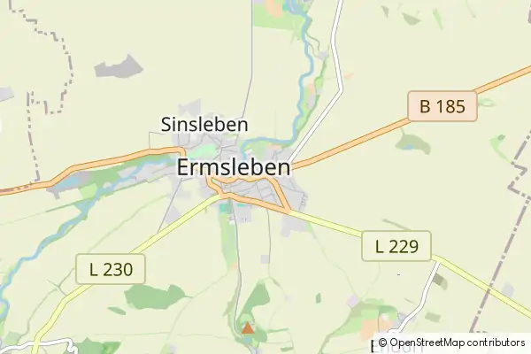 Mapa Ermsleben