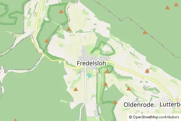 Mapa Fredelsloh