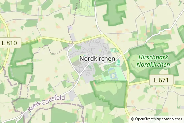 Mapa Nordkirchen