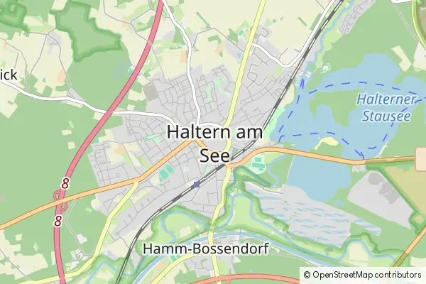 Mapa Haltern am See