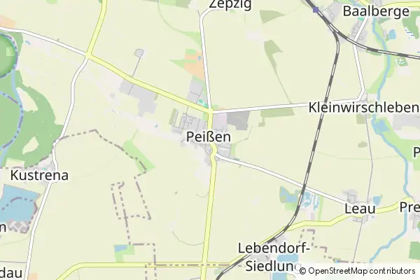 Mapa Peißen