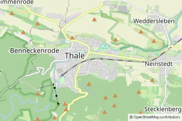 Mapa Thale