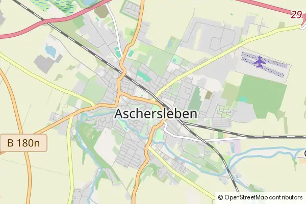 Mapa Aschersleben