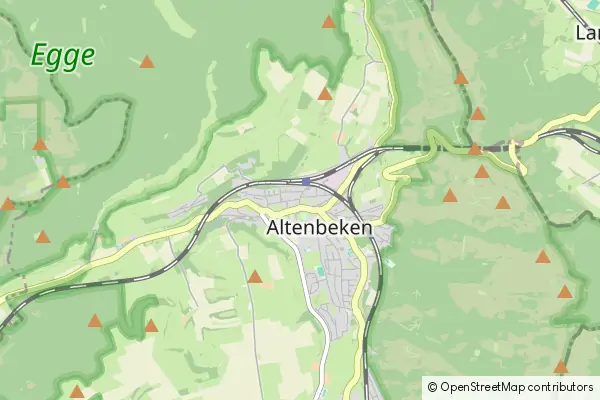 Mapa Altenbeken