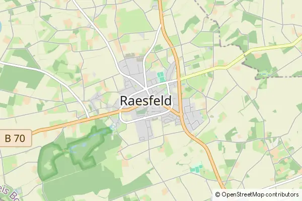 Mapa Raesfeld