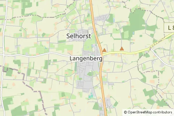 Mapa Langenberg